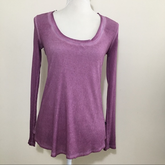 Rock & Republic Purple Long Sleeve Top - Picture 6 of 6